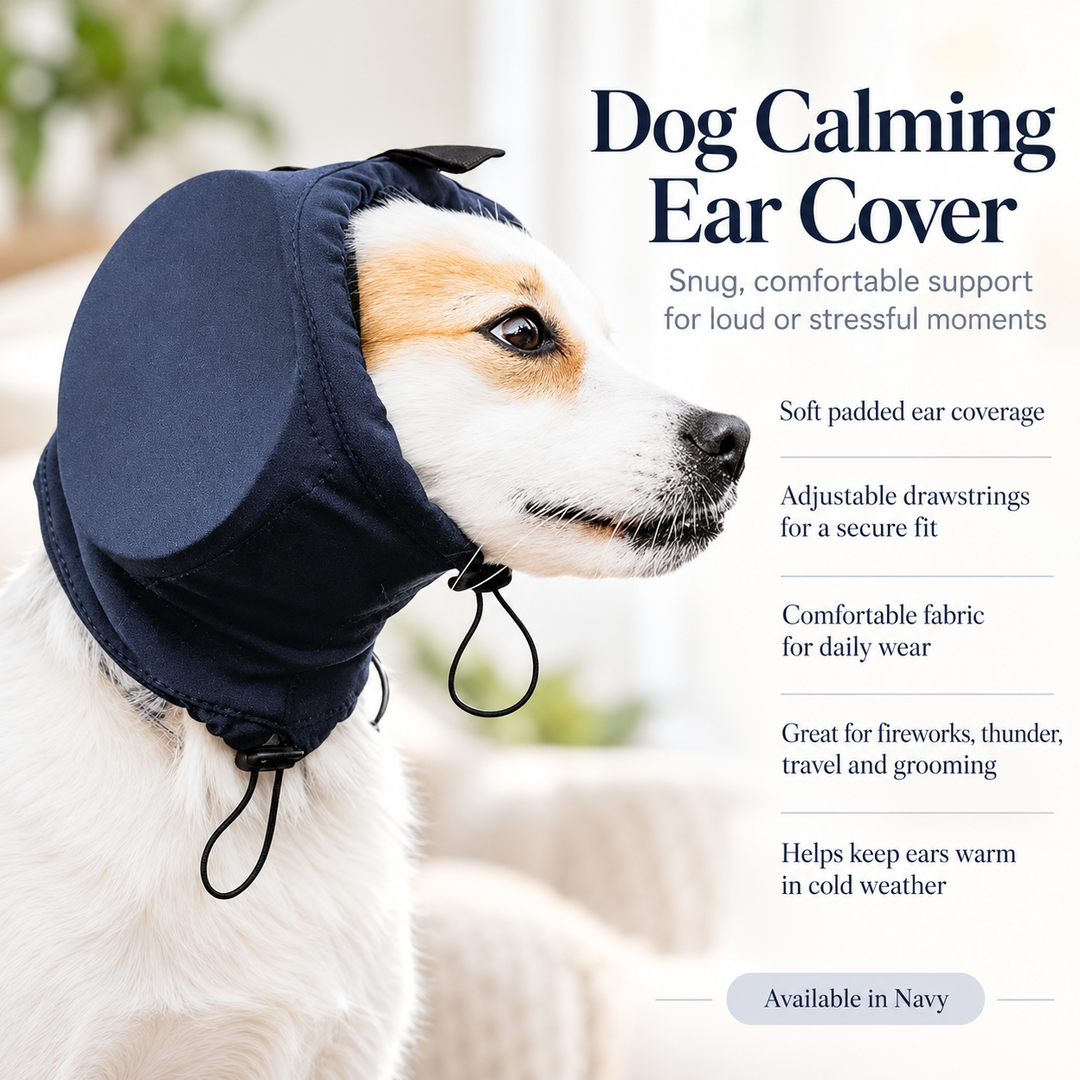 Noise Suppressing Dog Ear Protectors for Fireworks Anxiety