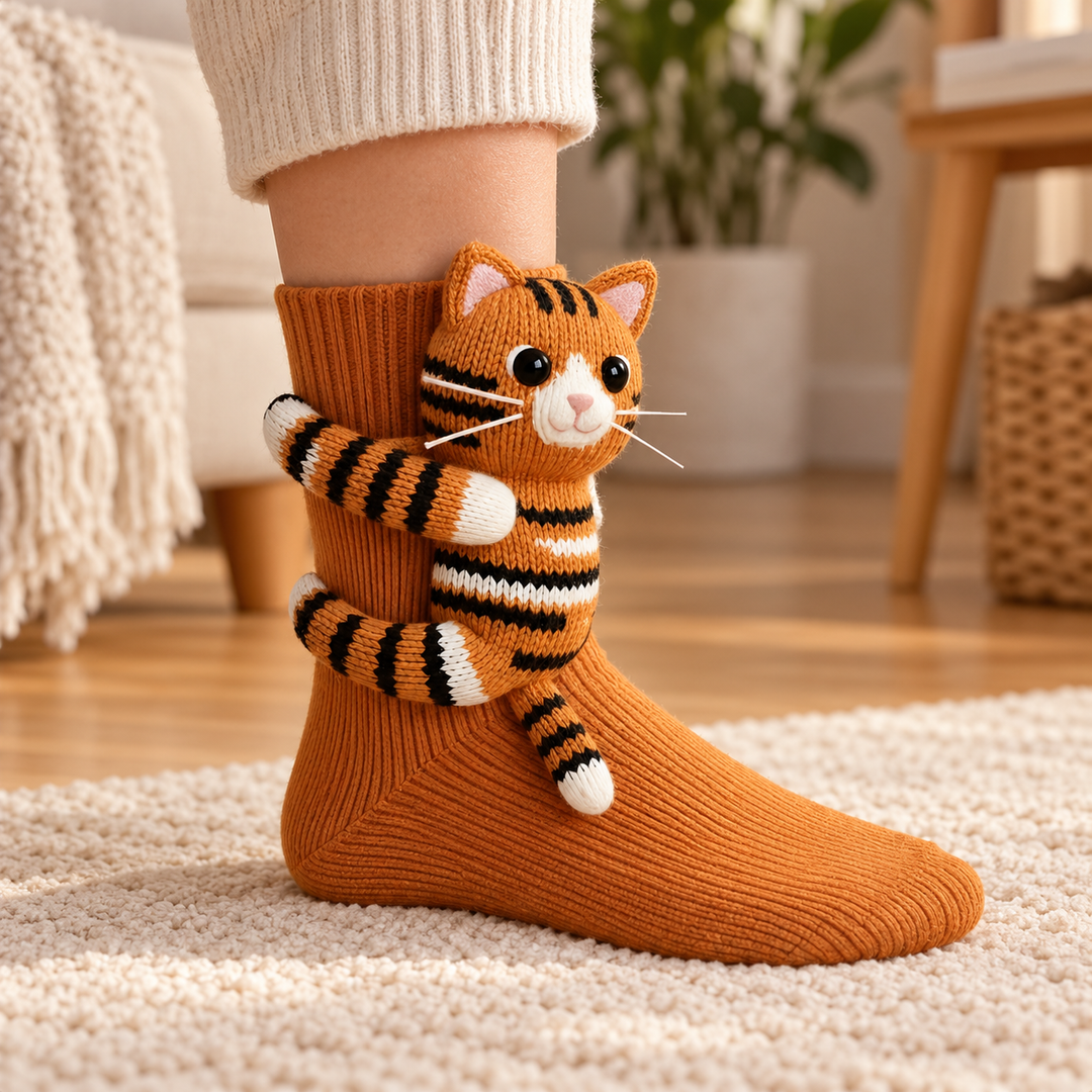 Cosy Animal Slipper Socks Unisex Warm Winter House Socks