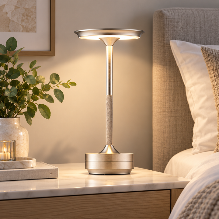 Cordless Rechargeable Table Lamp Touch Control Dimmable Light