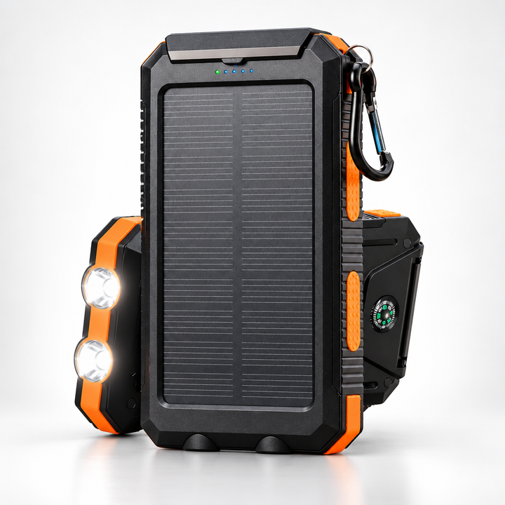 Portable Solar Power Bank Fast Charging For Mobile Phones