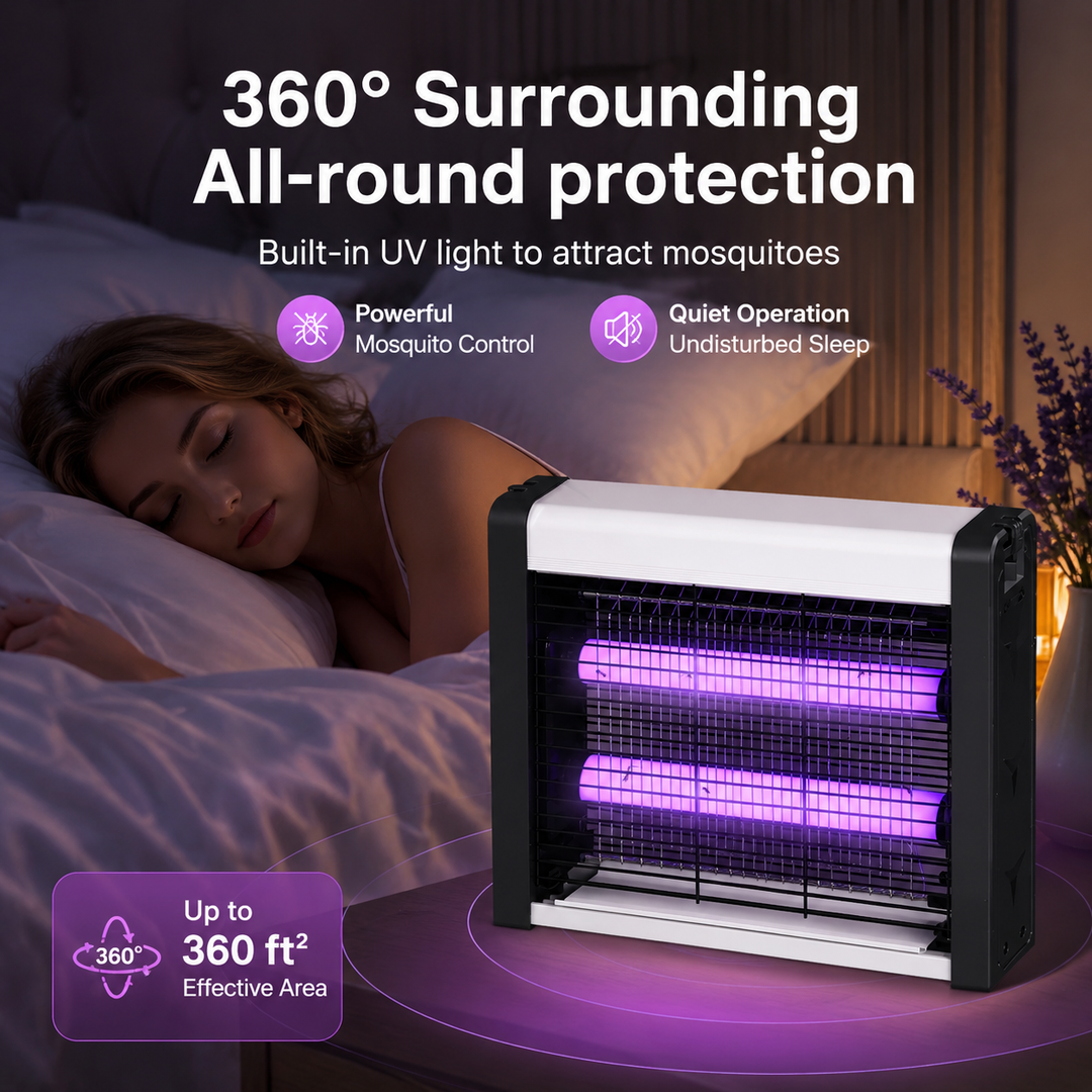 UV Mosquito Killer Lamp Electric Indoor Bug Zapper Fly Trap