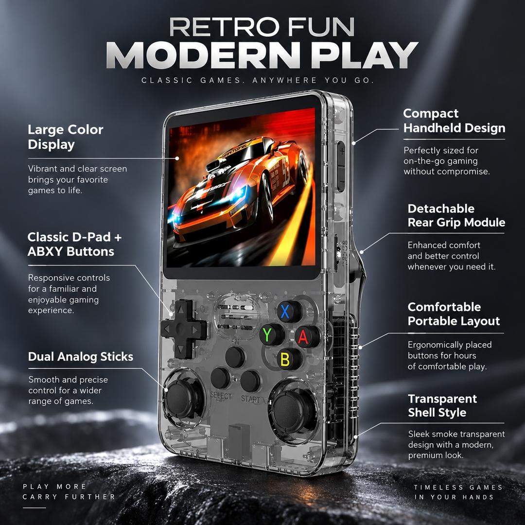 Retro Handheld Game Console 500 Built In Games for Kids Adults