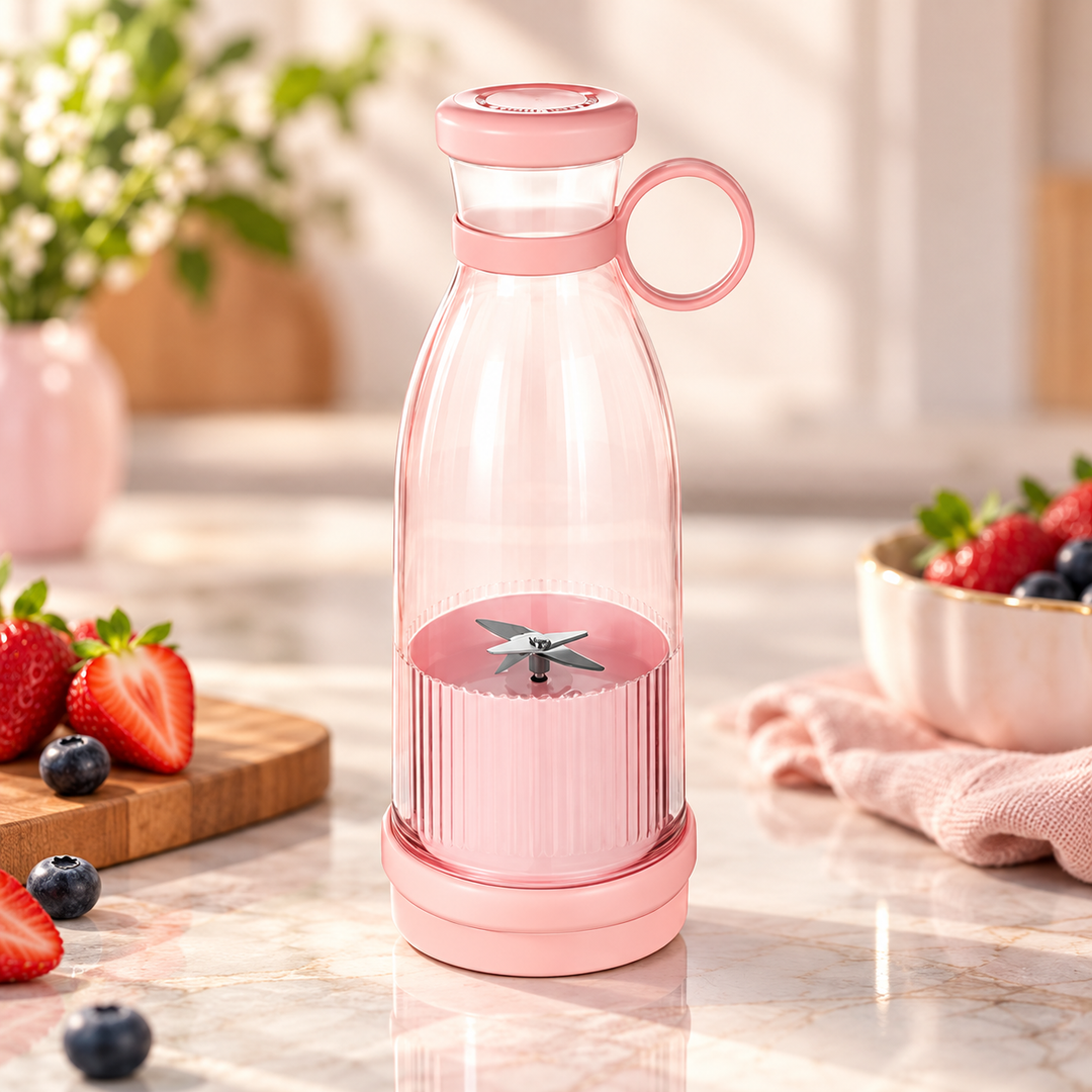Portable Juice Blender USB Rechargeable Personal Smoothie Maker Bottle