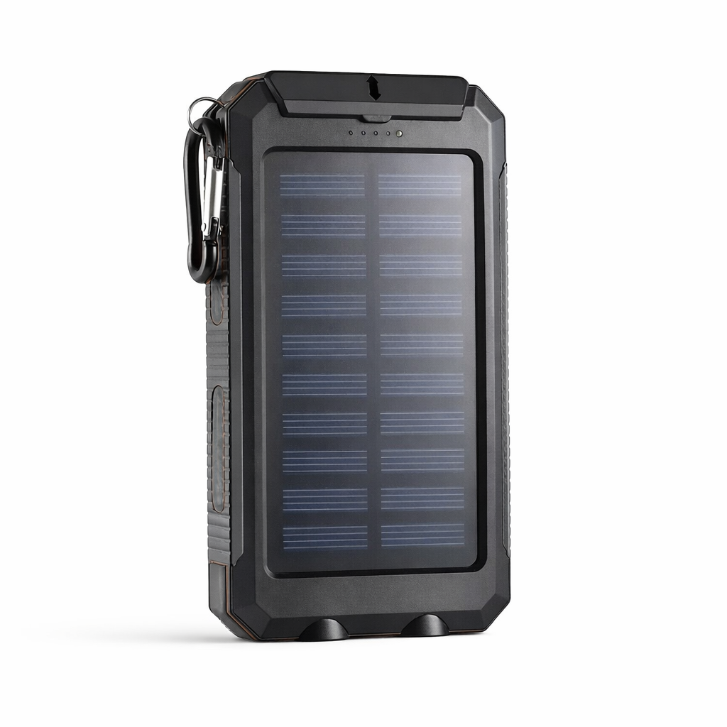 Portable Solar Power Bank 20000mAh Fast Charging External Battery Charger