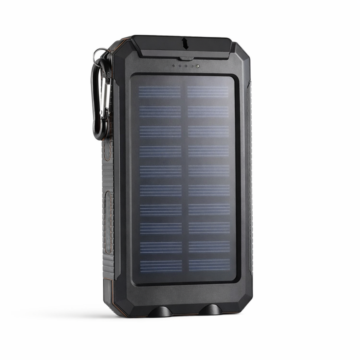 Portable Solar Power Bank 20000mAh Fast Charging External Battery Charger