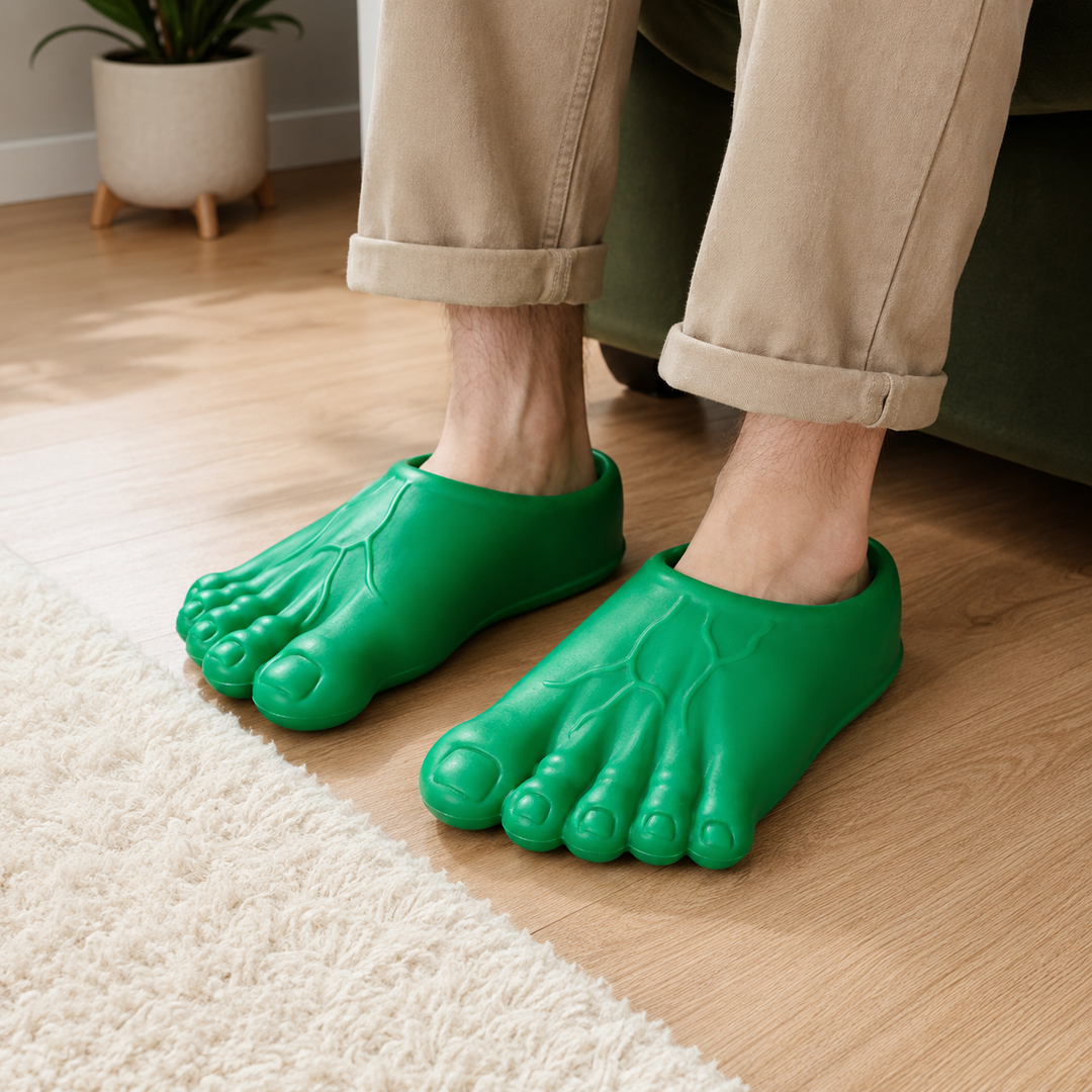 Bigfoot Slippers Funny Novelty Foot Slippers Halloween