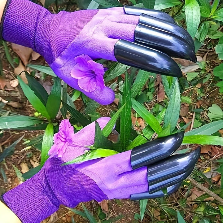 Gardening Gloves with Built-in Claws for Digging 2 Pack