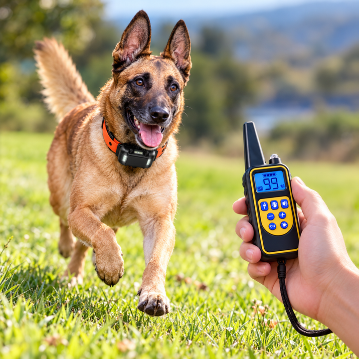 Waterproof Electric Dog Training Collar with Remote Control