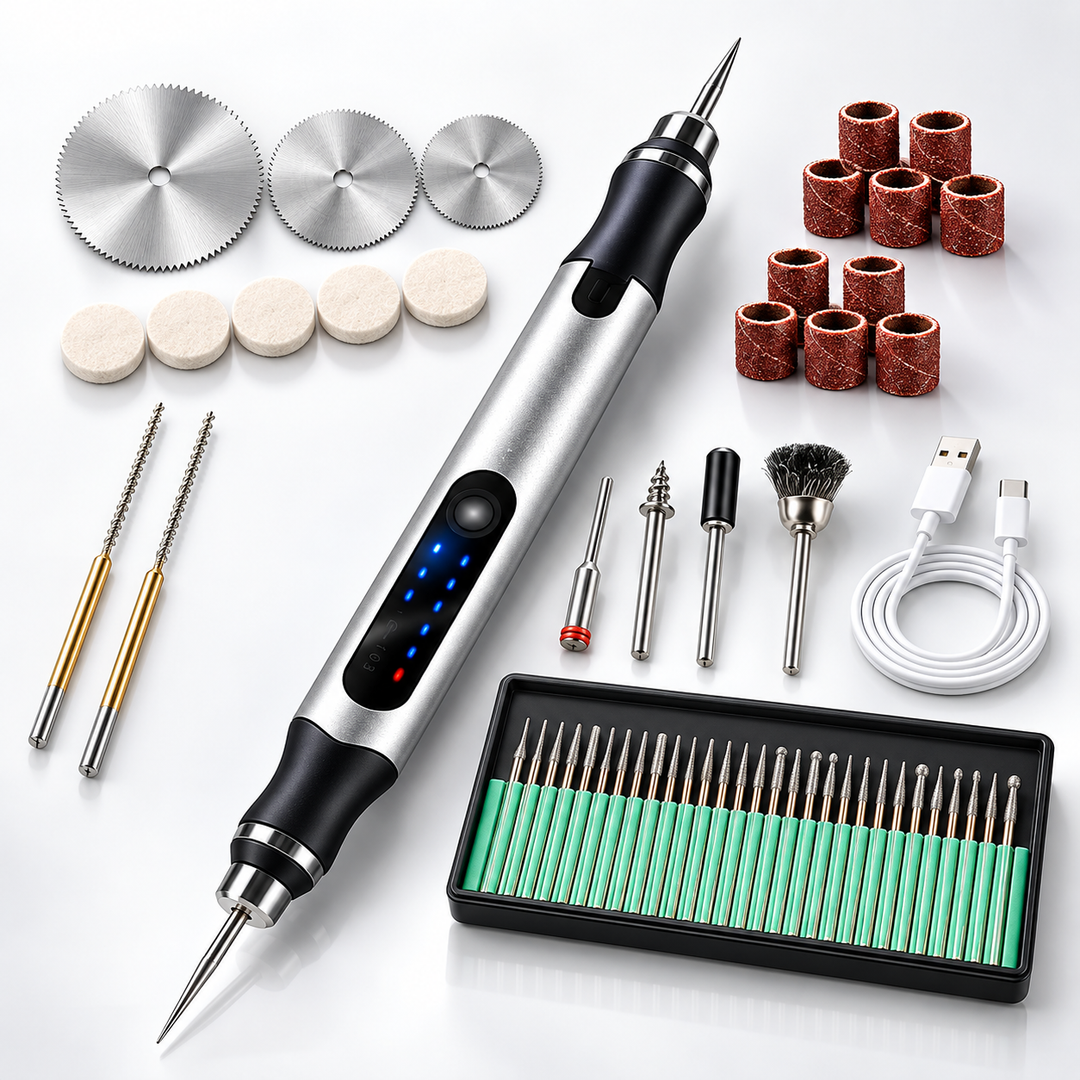Cordless Electric Engraving Pen Rechargeable Etching Tool Metal