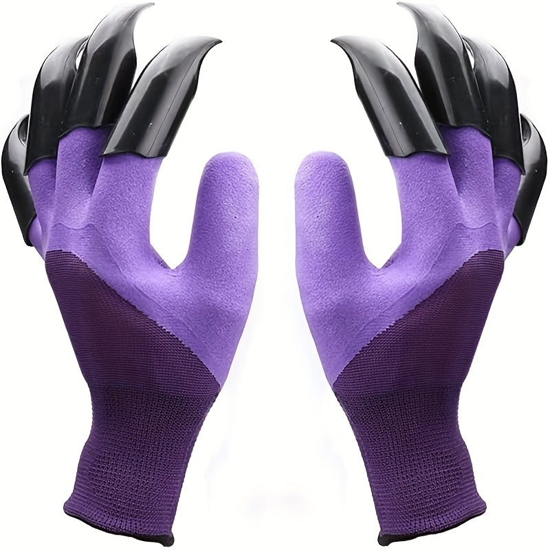 Gardening Gloves with Built-in Claws for Digging 2 Pack