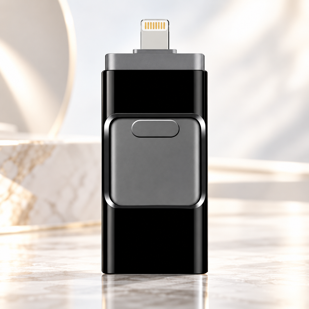 USB Flash Drive for iPhone and Android 4 in 1 High Speed Storage