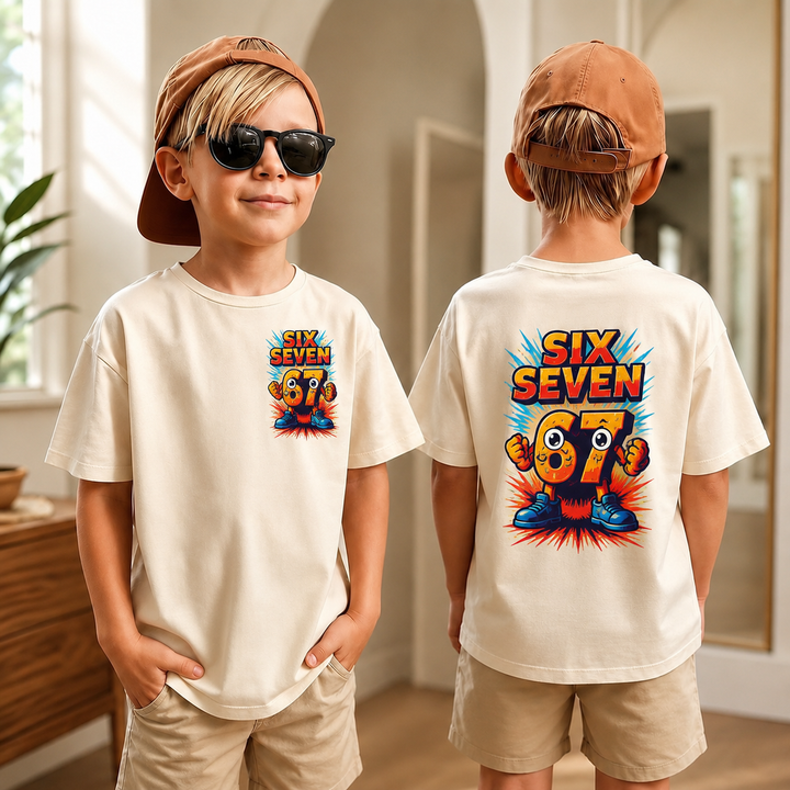 Six Seven 67 Kids Graphic T-Shirt