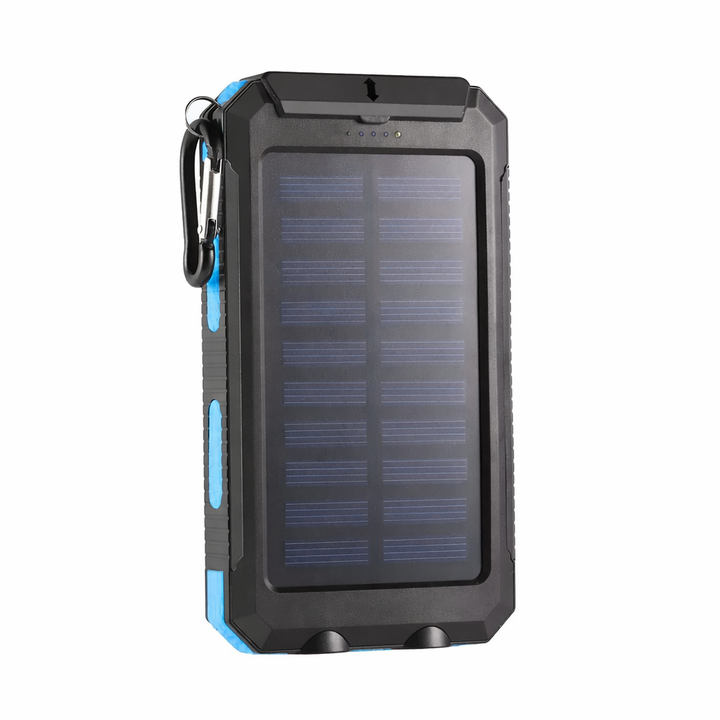 Portable Solar Power Bank 20000mAh Fast Charging External Battery Charger