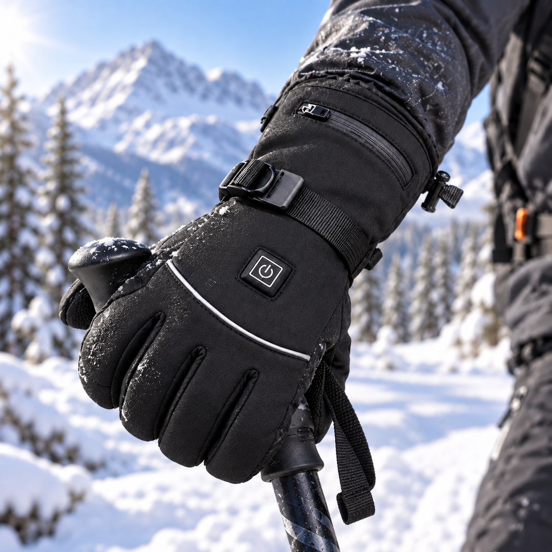 Rechargeable Heated Gloves for Winter Outdoor Warmth