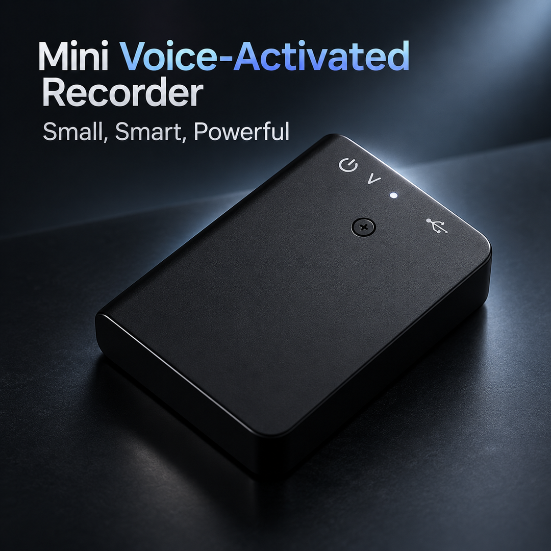 Mini Voice Activated Recorder Discreet Audio Recorder