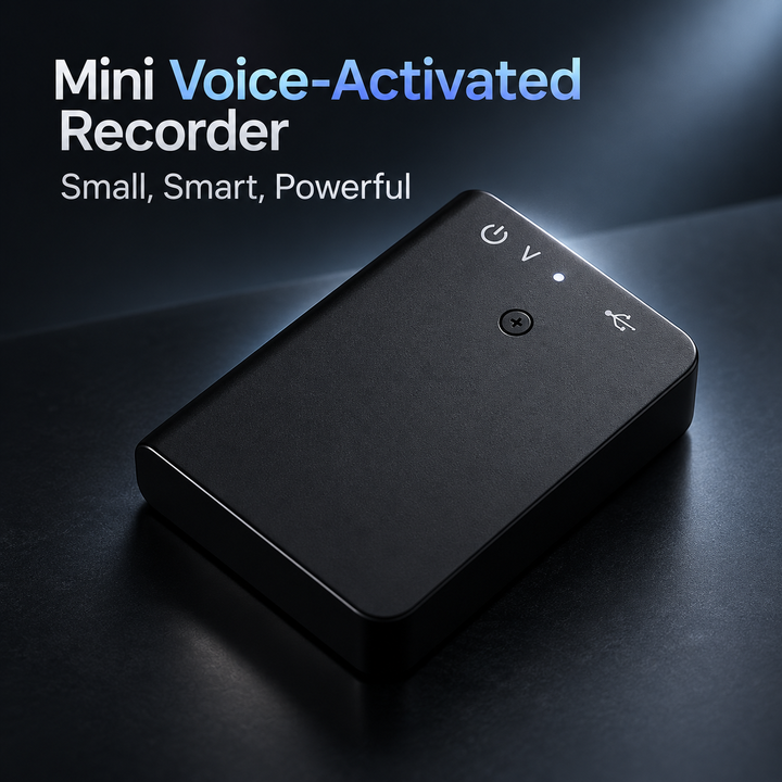 Mini Voice Activated Recorder Discreet Audio Recorder