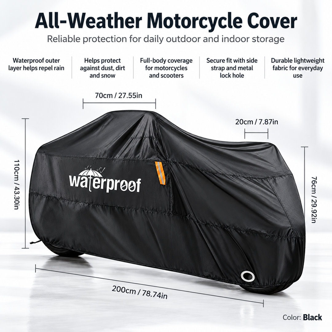 Waterproof Bicycle Cover Heavy Duty Outdoor Bike Storage Cover