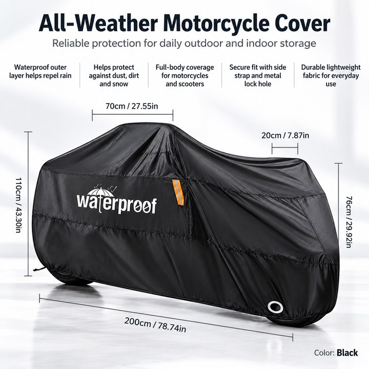 Waterproof Bicycle Cover Heavy Duty Outdoor Bike Storage Cover