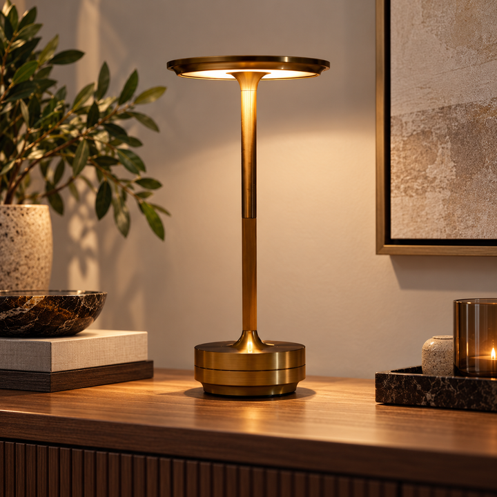 Cordless Rechargeable Table Lamp Touch Control Dimmable Light
