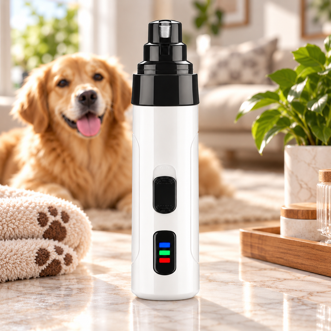 Electric Dog Nail Trimmer Grinder Rechargeable Quiet Clipper