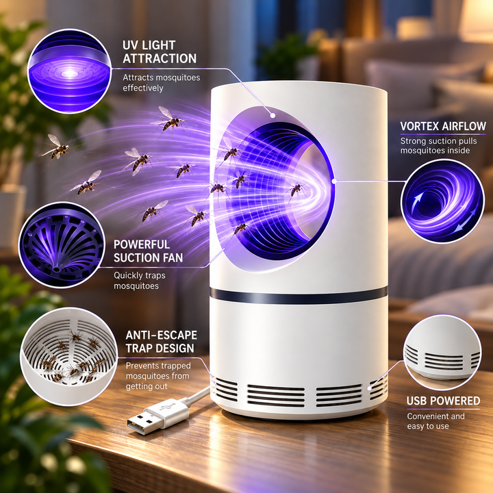Electric Mosquito Zapper Insect Killer Chemical Free Bug Trap
