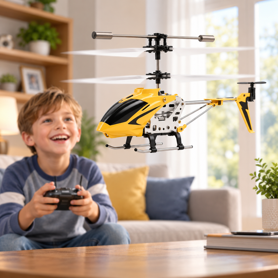 Unbreakable RC Helicopter Mini Gyro Remote Control Toy