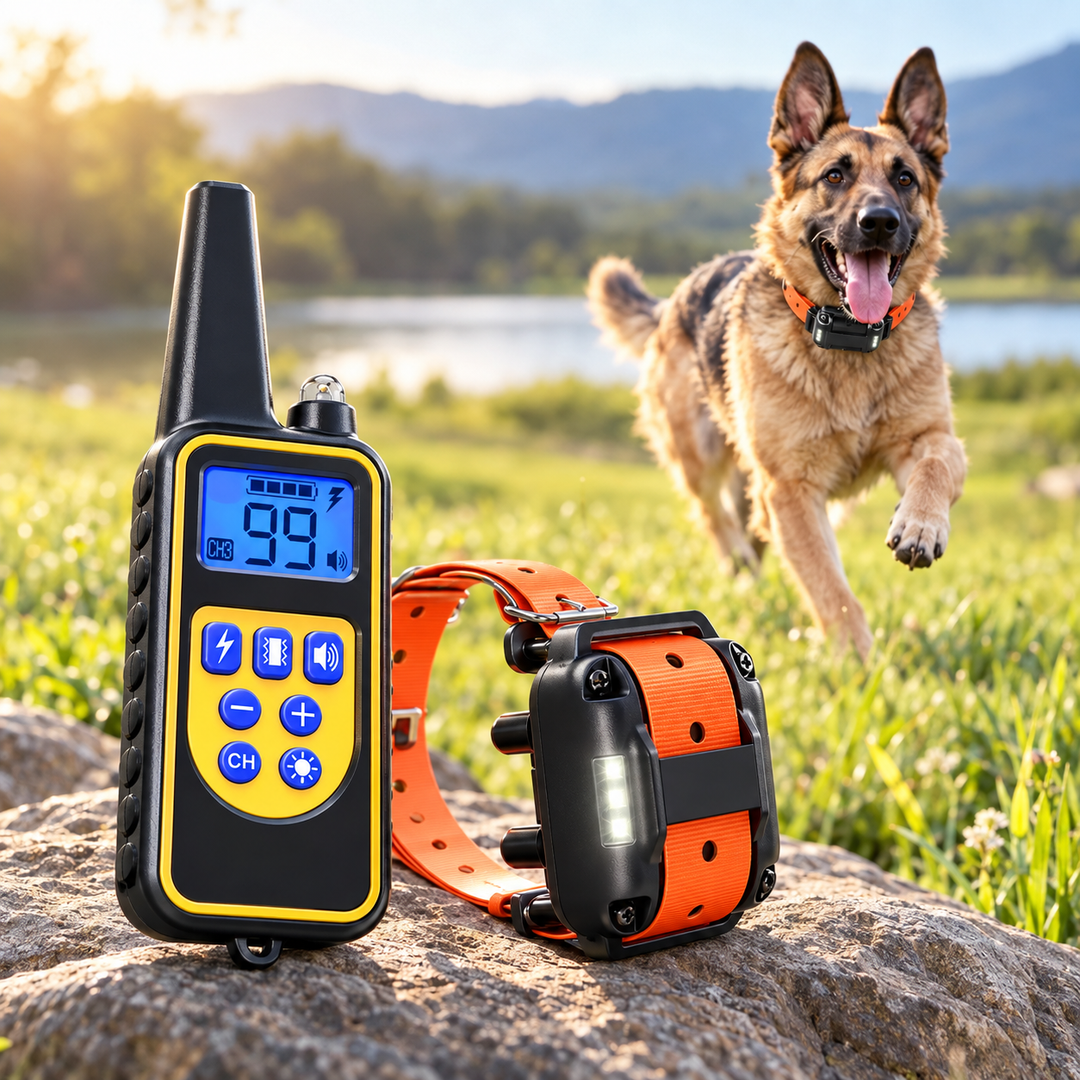 Waterproof Electric Dog Training Collar with Remote Control