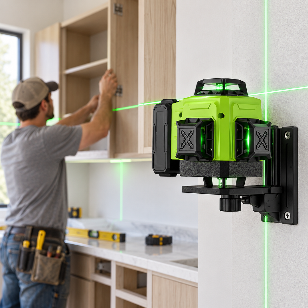 16 Line 4D Laser Level Self Levelling Green Beam for DIY and Building