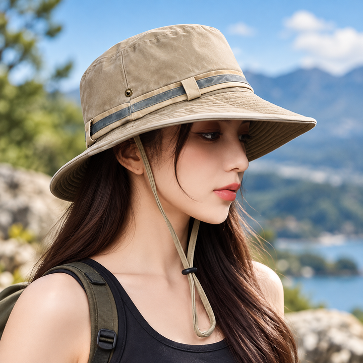 Womens UPF 50 Sun Hat Wide Brim Packable UV Protection Beach Hat