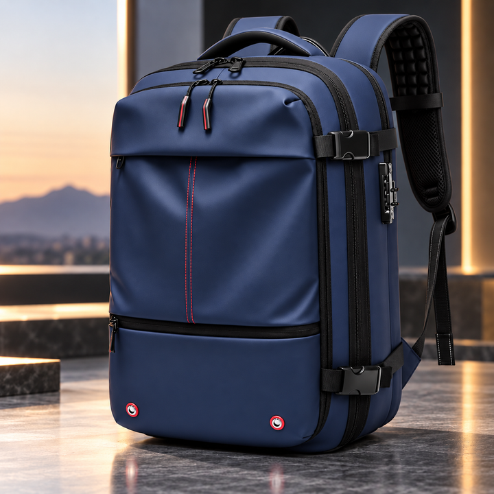 Vacuum Compression Travel Backpack Space Saving Carry Bag