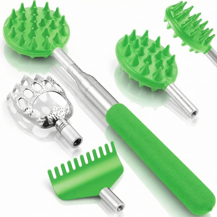 Adjustable Extendable Handle Back Scratcher Tool