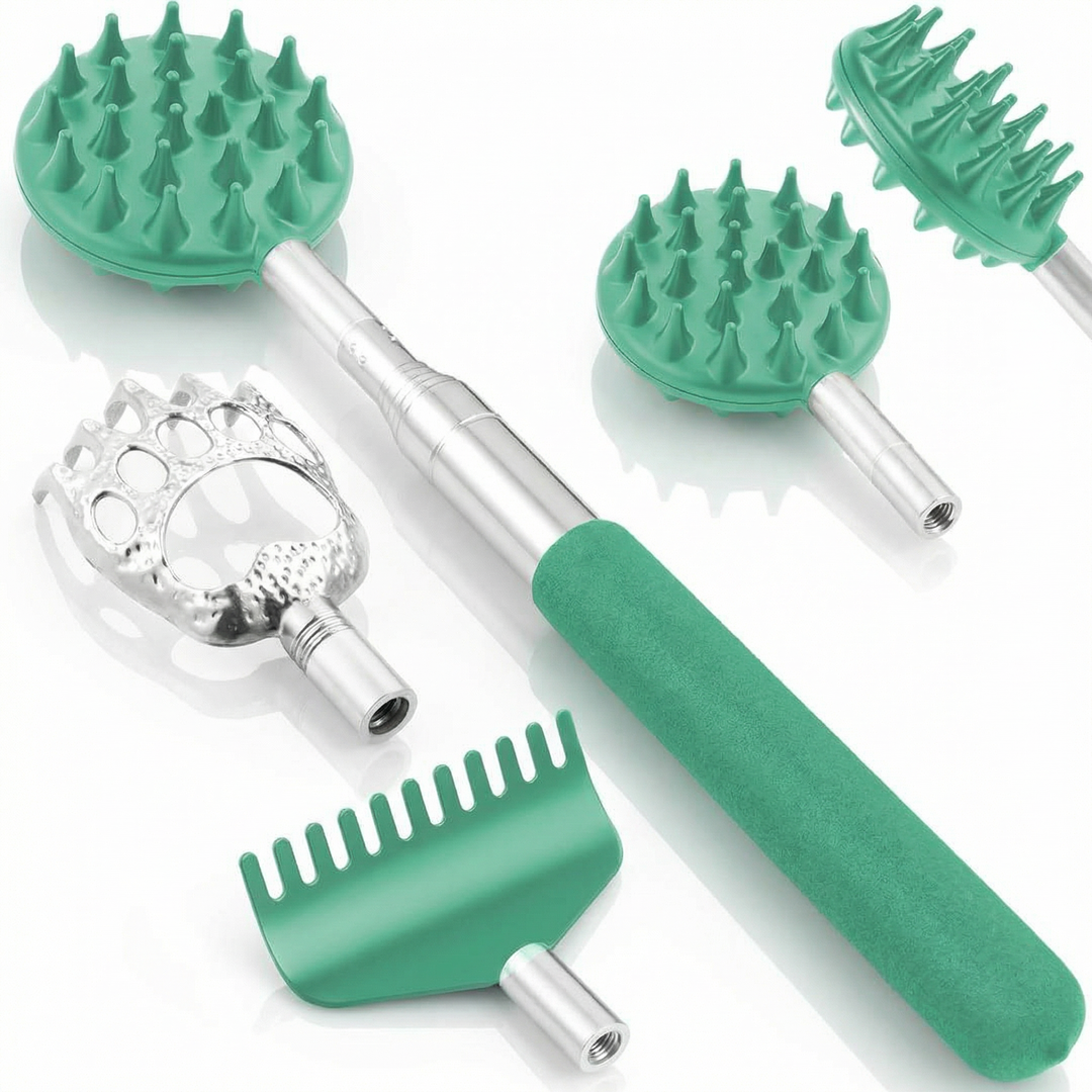 Adjustable Extendable Handle Back Scratcher Tool