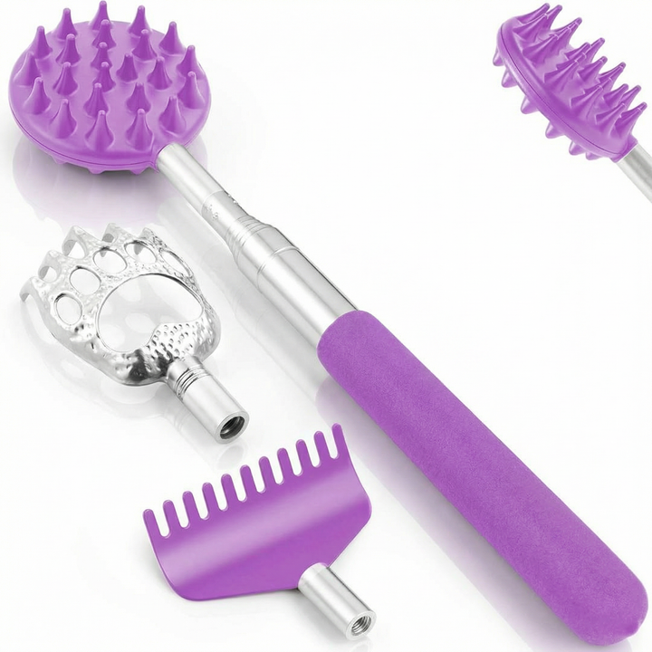 Adjustable Extendable Handle Back Scratcher Tool
