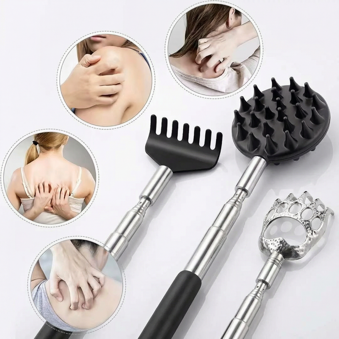 Adjustable Extendable Handle Back Scratcher Tool