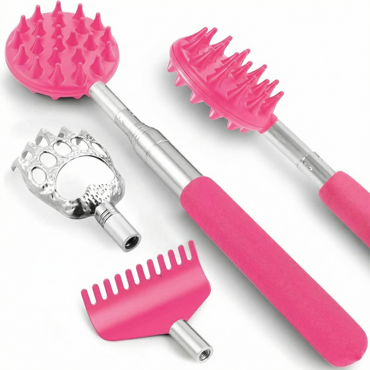 Adjustable Extendable Handle Back Scratcher Tool