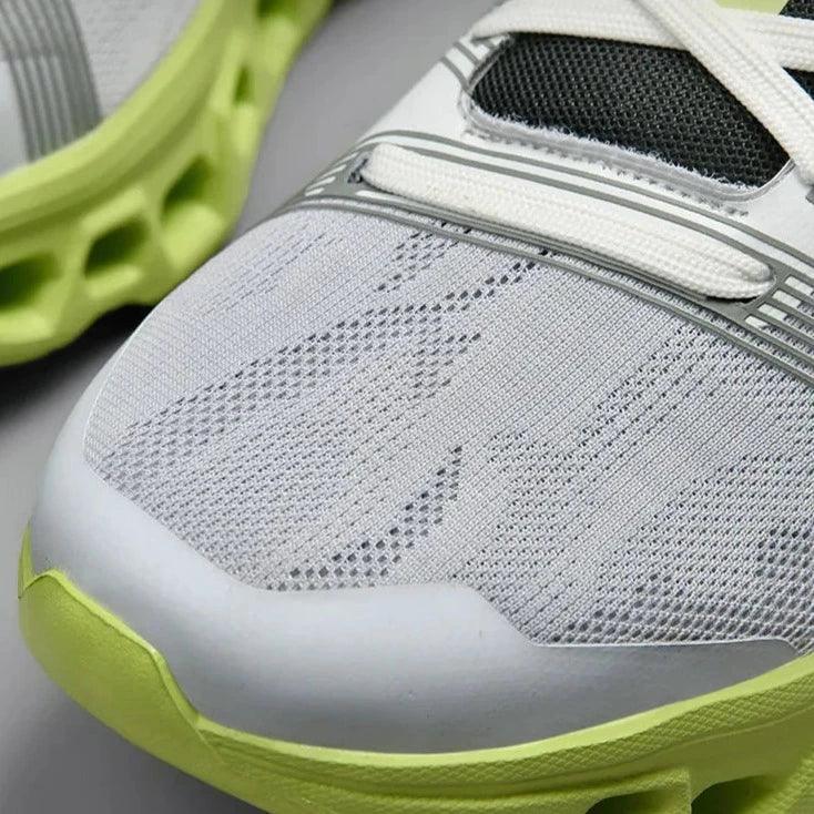Men Running Shoes Cushioned Sole Breathable Mesh Sneakers