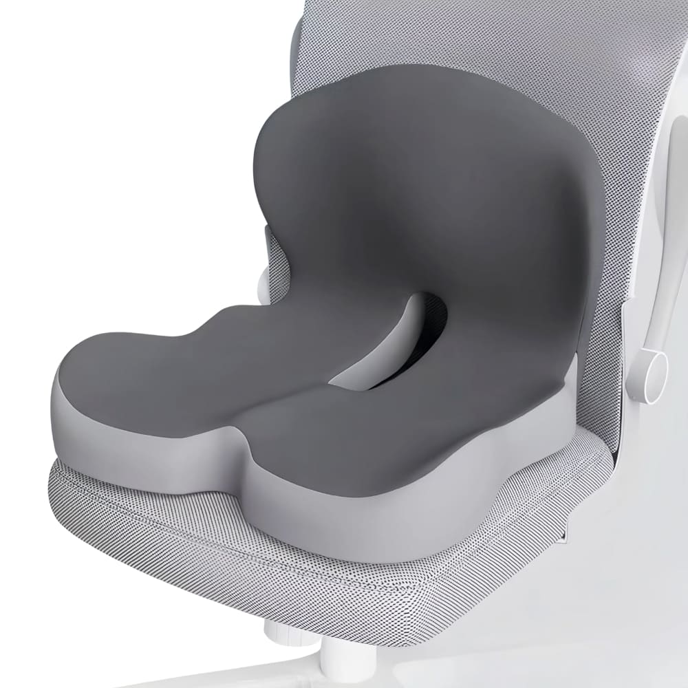 Memory Foam Orthopedic Seat Cushion and Lumbar Back Support Set