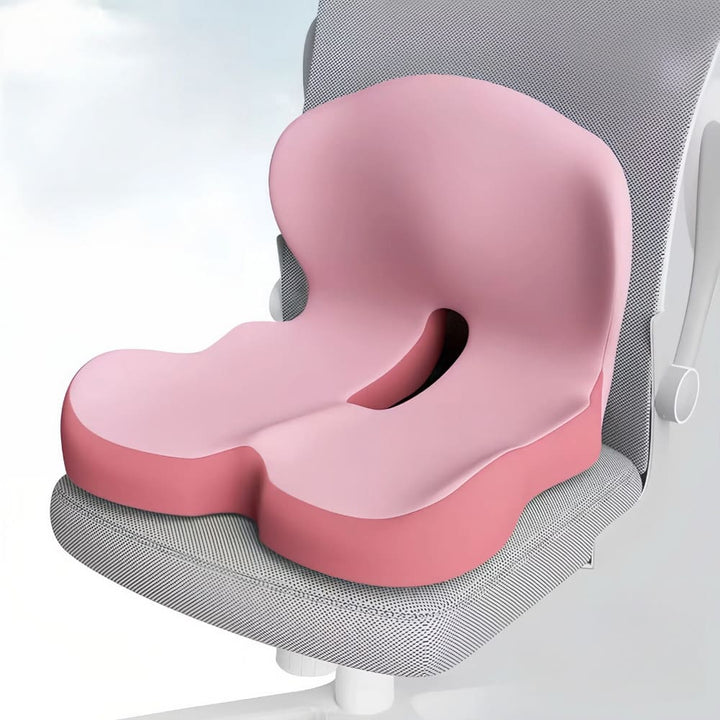 Memory Foam Orthopedic Seat Cushion and Lumbar Back Support Set