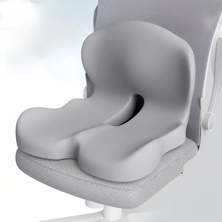 Memory Foam Orthopedic Seat Cushion and Lumbar Back Support Set