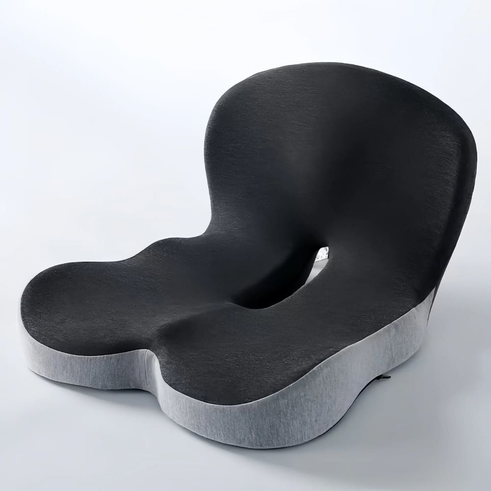 Memory Foam Orthopedic Seat Cushion and Lumbar Back Support Set