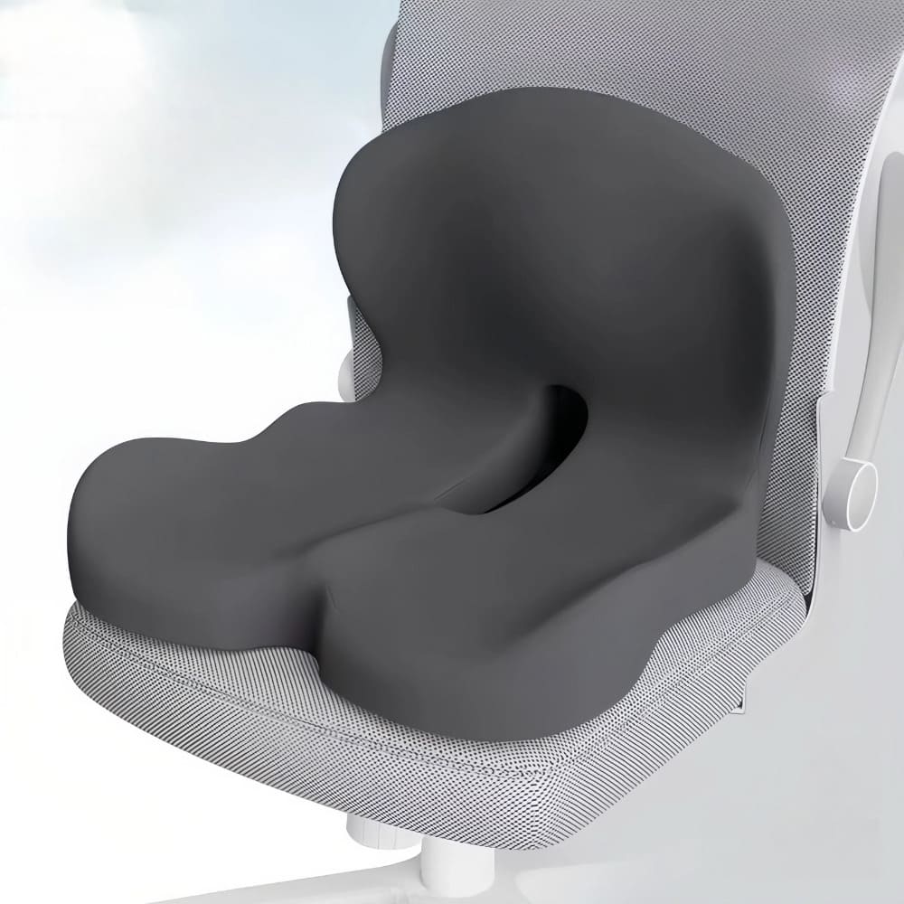 Memory Foam Orthopedic Seat Cushion and Lumbar Back Support Set