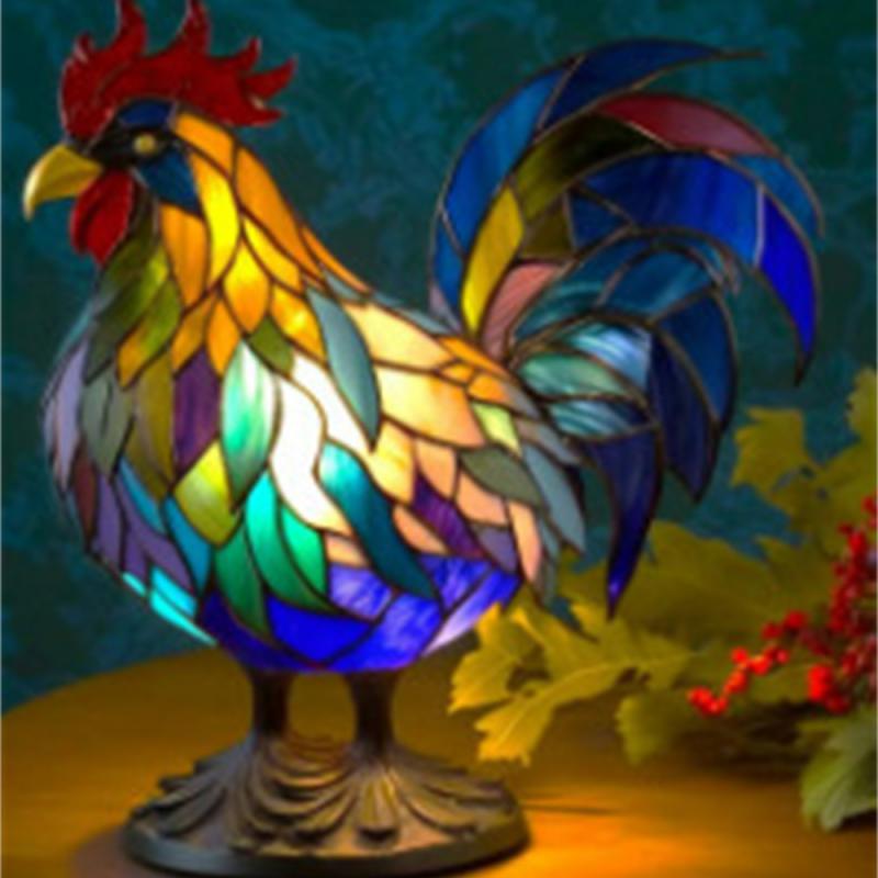 Animal Shape Acrylic LED Table Lamp with 12 Design Options Turtle Owl Lion Mermaid