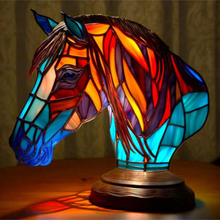 Animal Shape Acrylic LED Table Lamp with 12 Design Options Turtle Owl Lion Mermaid
