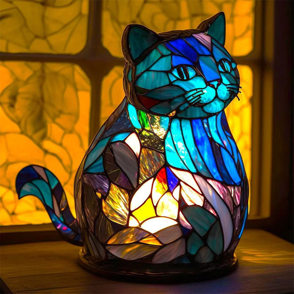 Animal Shape Acrylic LED Table Lamp with 12 Design Options Turtle Owl Lion Mermaid