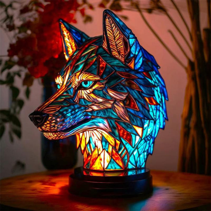 Animal Shape Acrylic LED Table Lamp with 12 Design Options Turtle Owl Lion Mermaid