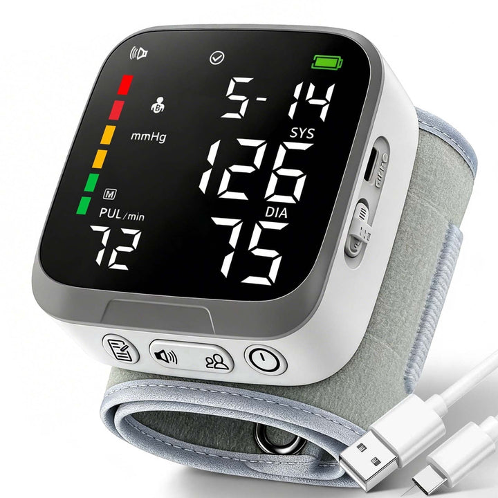 Automatic Rechargeable Wrist Blood Pressure Monitor Device