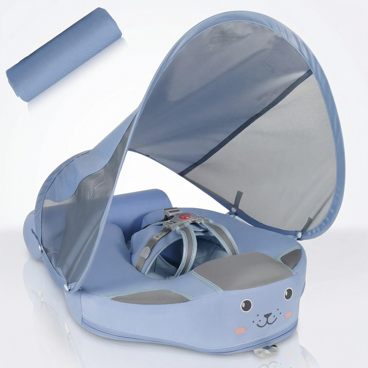 Baby Circular Swim Float with Sun Canopy and Safety Seat