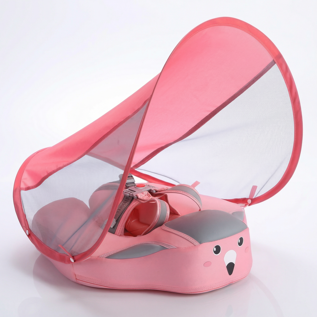 Baby Circular Swim Float with Sun Canopy and Safety Seat