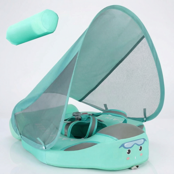 Baby Circular Swim Float with Sun Canopy and Safety Seat