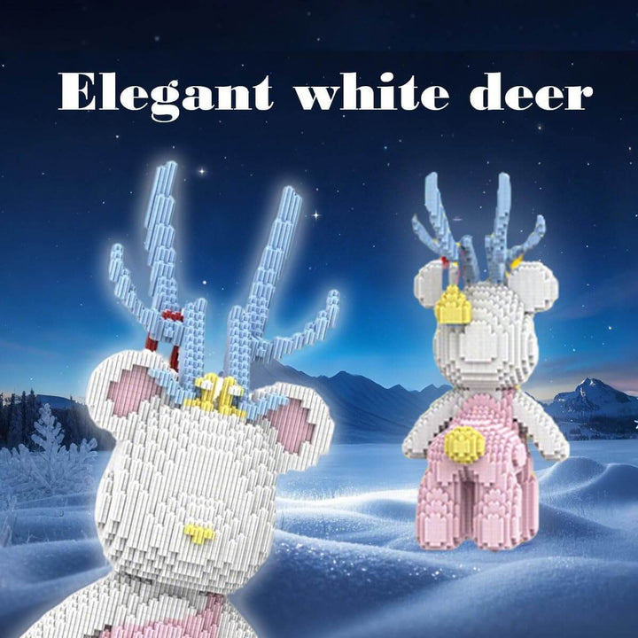 Building Blocks Set Educational Toy Deer Unicorn Figures